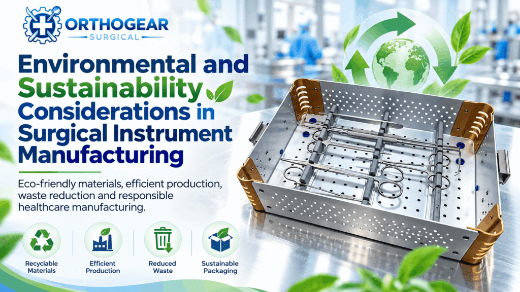 Environmental and Sustainability Considerations in Surgical Instrument Manufacturing