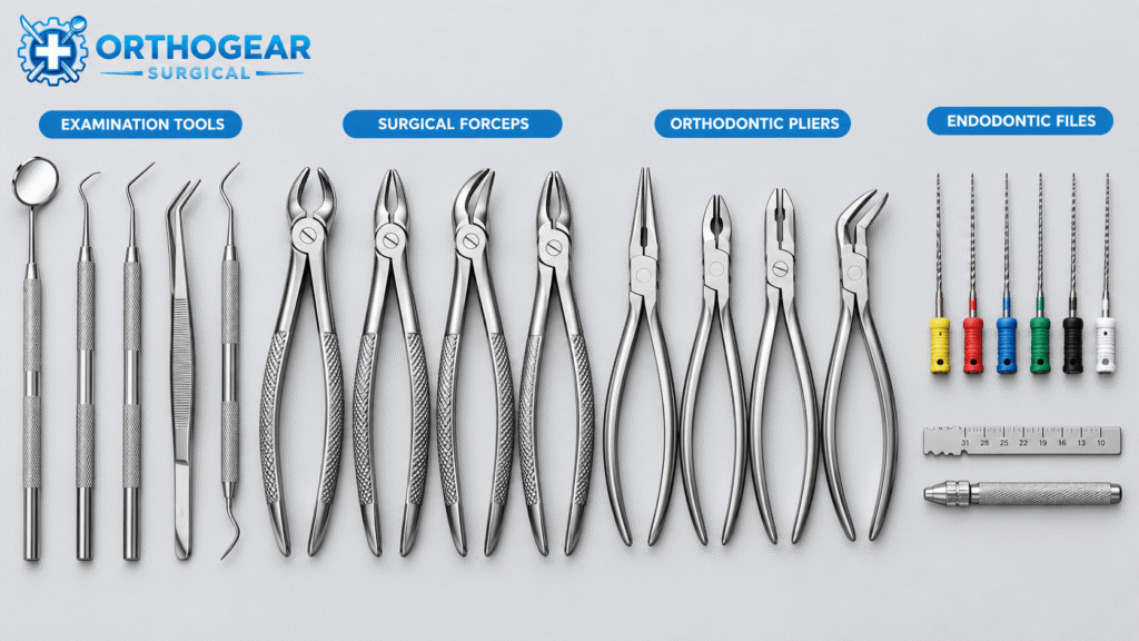 Types of dental instruments to buy in bulk for clinics and distributors
