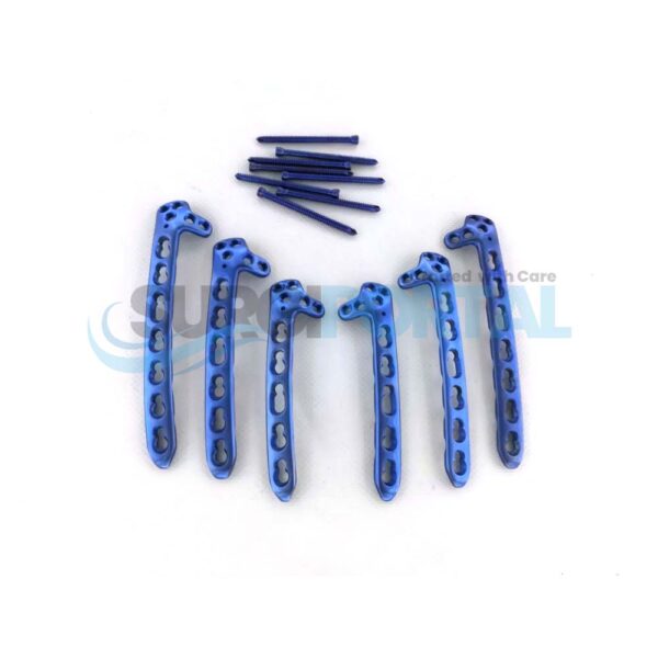 3.5mm Distal Humerus Lateral Locking Plates 510 Holes L R with Screws