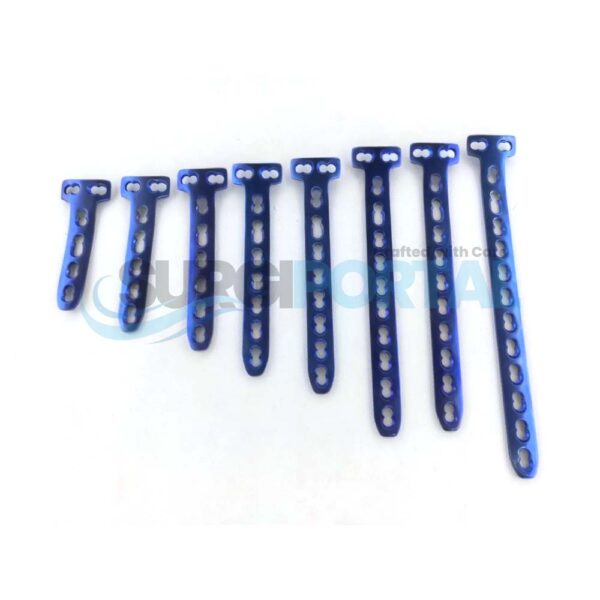 Locking Proximal Medial Tibia T Plates 4.5 5.0mm 4 10 Holes Screws