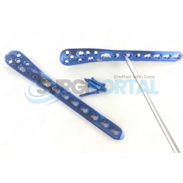 Medial Distal Tibia Locking 3.5mm Plates L R with Screws