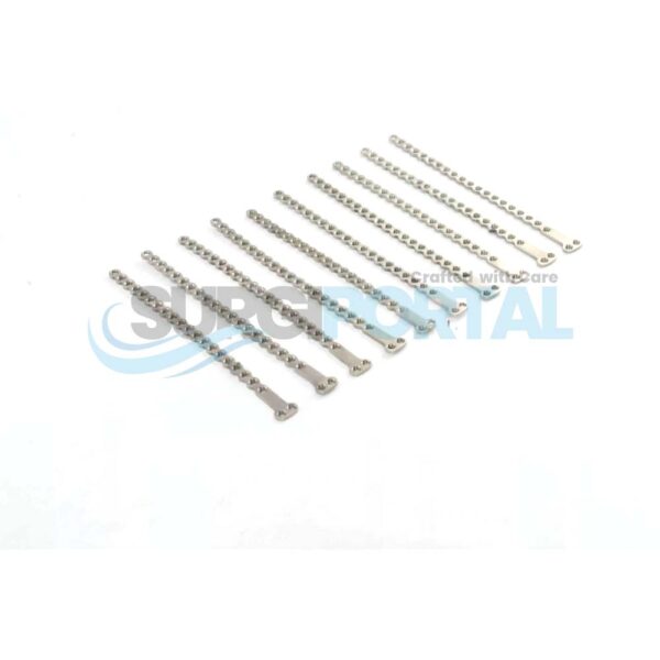2.4mm Locking T Plate 20 Holes Set of 10 Pcs