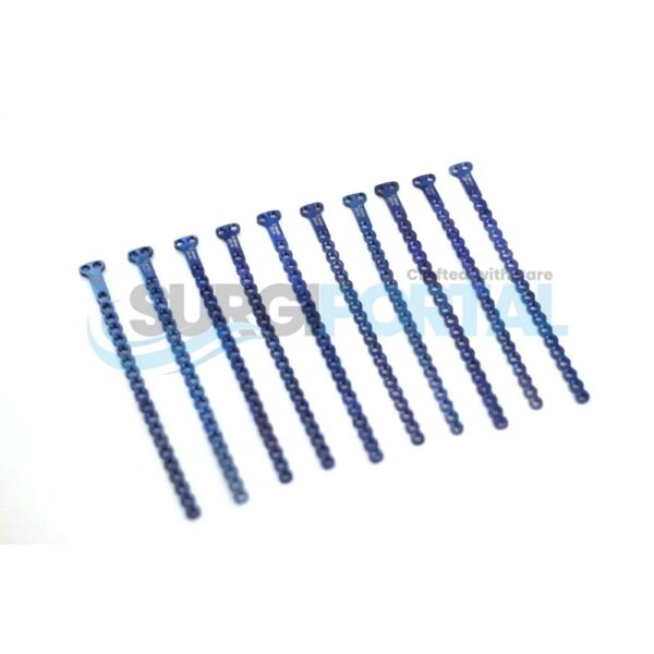 1.5mm Locking T Plate 26 Hole Set of 10 PCs