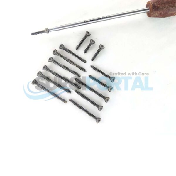 Cortex Self Tapping 4.5mm Screws Hexagonal Socket 20 60mm
