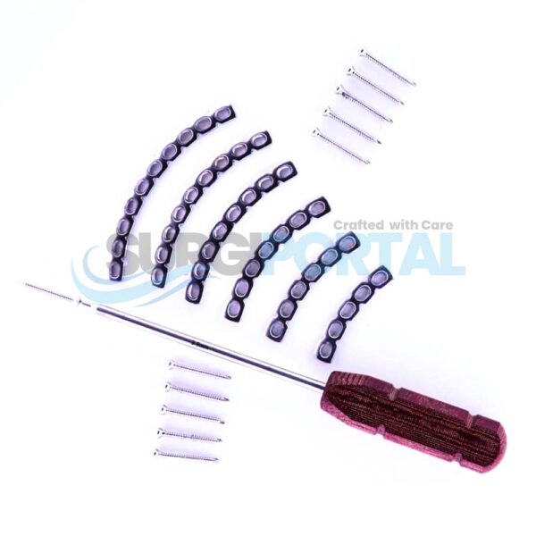 3.5mm Veterinary Recon Curved Plates Cortex Hex Screws