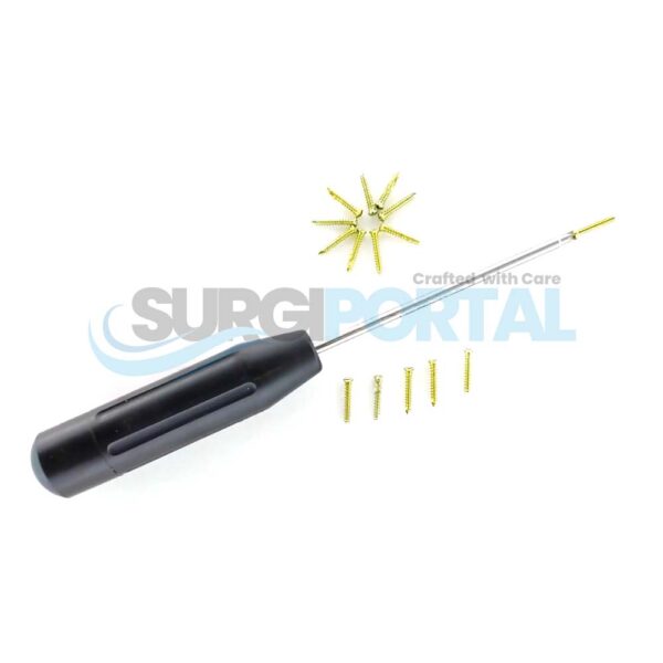 2.0mm Cross Head Maxillofacial Reconstruction Screws 5 to 11mm & Driver