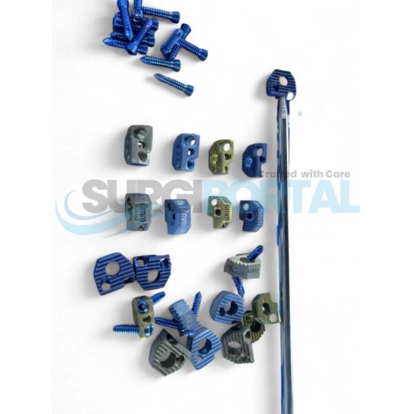 Locking Cervical Fusion Spine Cages