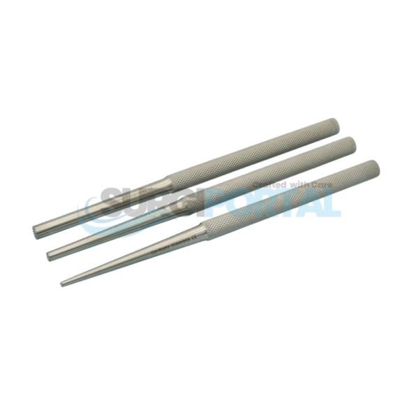 3 Piece Orthopedic Bone Tamper Set – 2mm, 4mm, 6mm | Dental Implant Atraumatic Round