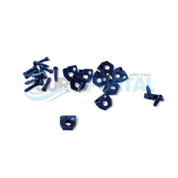 Locking 5mm Cervical Fusion Spine Cage with Screws