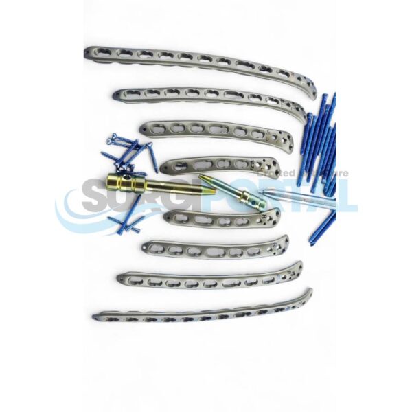 Distal Humerus Safety Locking Plate 4 6 8 & 10 Holes Titanium