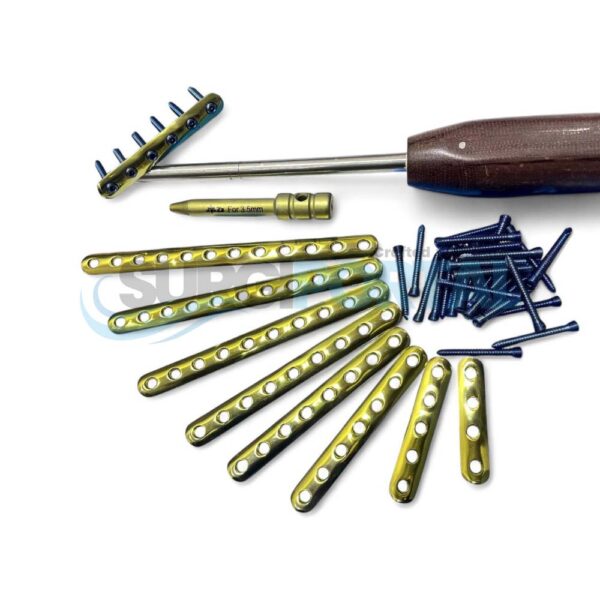 Locking One Third 3.5mm Plates 4 12 Holes With LCP Screws
