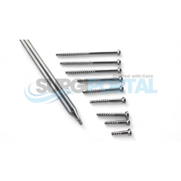 3.5mm Cannulated Cancellous Screws Partial Thread Stainless Steel