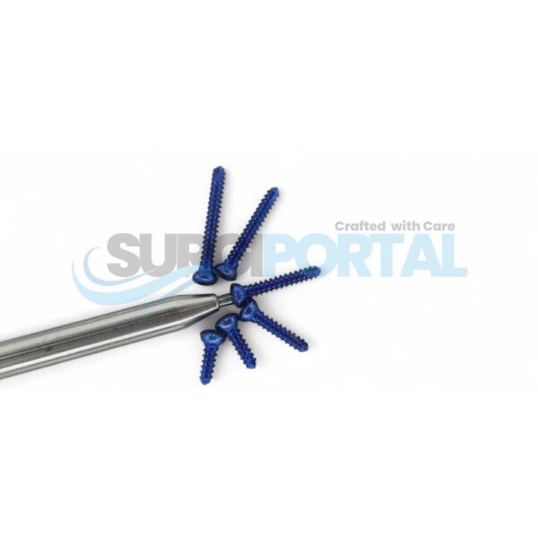 2.7mm Cortical Screws Titanium Grade 5 & Stainless Steel Self Tapping