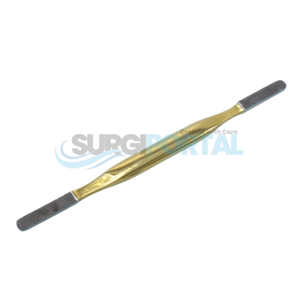 OR Grade TC Fomon Nasal Rasp 8" Grits 9 and 10, Rhinoplasty & Plastic Surgery