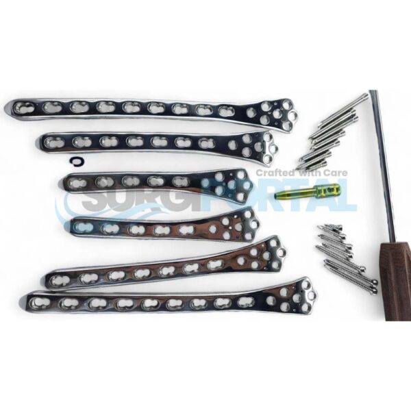 Distal Femur Locking Plate with Screws Stainless Steel