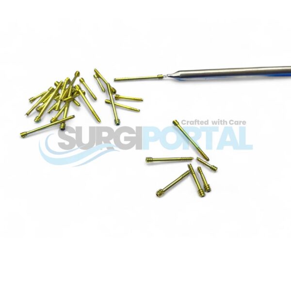 Herbert Screws 2.5mm with DriverSet Titanium