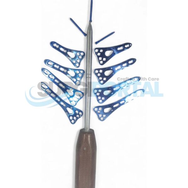 Distal Radius Volar Locking Plates with Screws Set Titanium