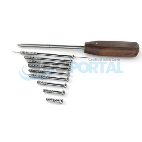 6.5mm Cannulated Cancellous Screws 32mm Thread Stainless Steel