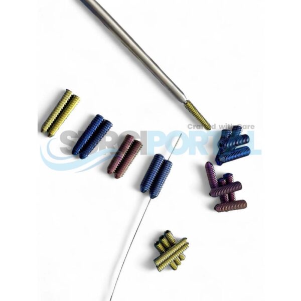 ACL Interference Screws 7mm to 10mm Length 35mm Set Titanium