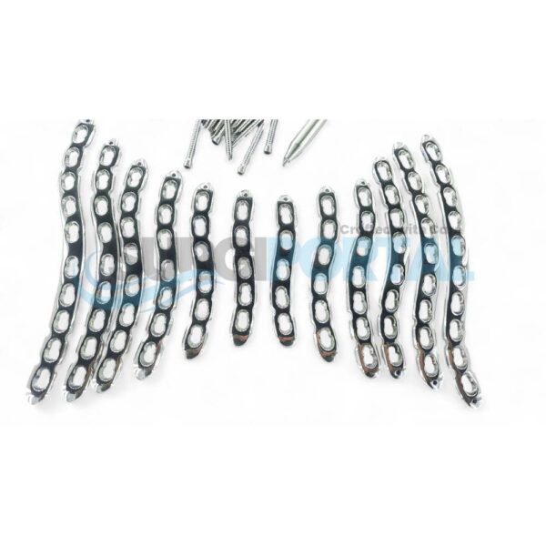 Anterior Clavicle Locking Plate with 3.5mm Screws Set Stainless Steel