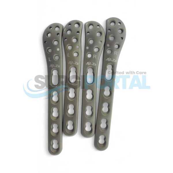 Locking Distal Fibula Plates 4 & 5 Holes 2.7 3.5mm & LCP Screws 43 Pcs Titanium G5