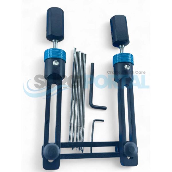 Pelvic External Fixator with 5mm Shanz Screws For Tibial & Femur Fractures 1 Pc Set