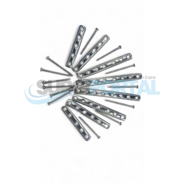 3.5mm One Third Tubular Plate & 3.5mm Cortical Screws 64 Pcs Set