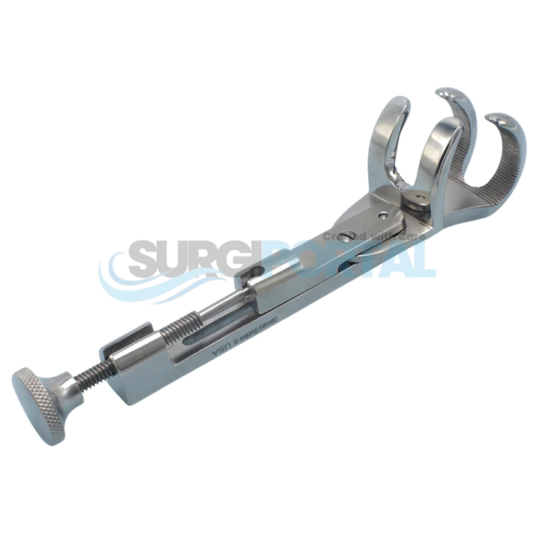 Lowman Hoglund Bone Holding Clamp 2x2 Jaws 7¼", Orthopedic, Opening 2", Lembert