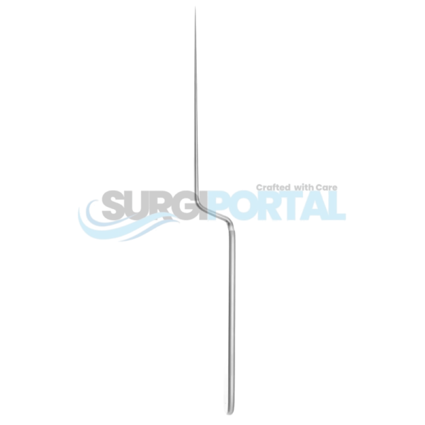 Needle, 85mm Bayonet Angled to Tip, 7"