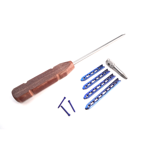 Dorsal Locking Distal Radius Variable Angle Straight Plates with Screws