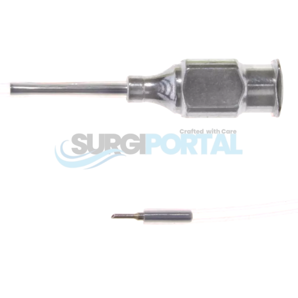 Heslin Infusion Cannula 23g Sandblasted