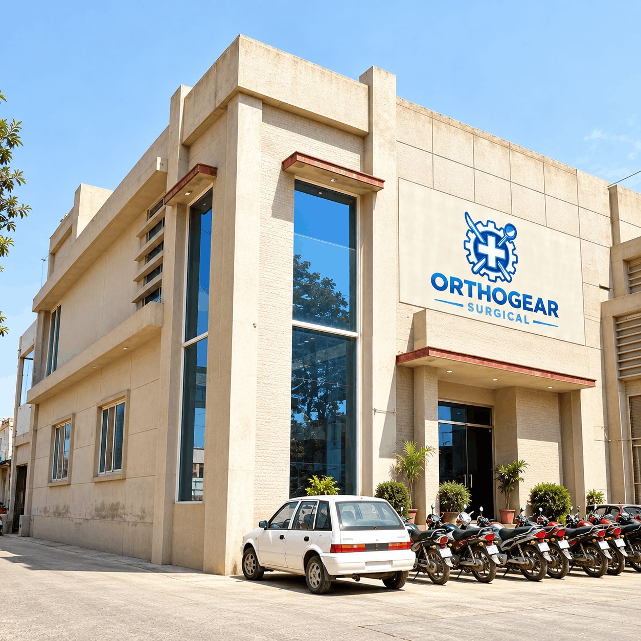 Ortho Gear Surgical facility, ISO 13485 and CE certified custom surgical instrument sets manufacturer