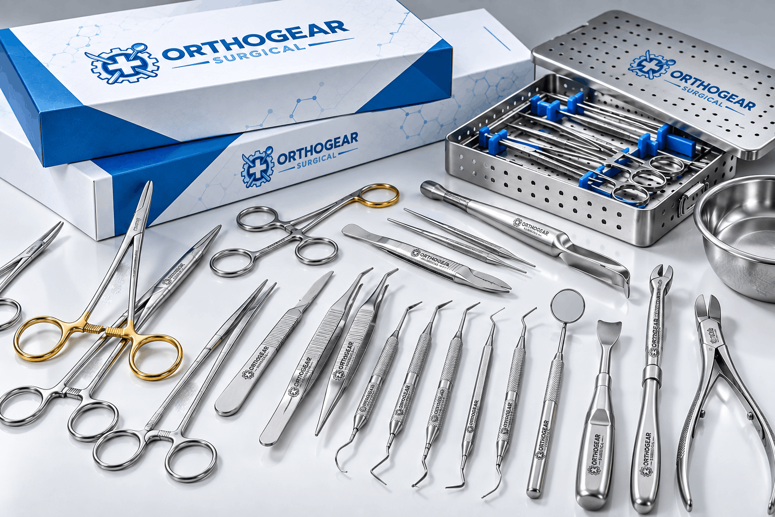 Ortho Gear Surgical private label surgical instrument collection