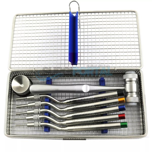 Sinus Lift Implant Kit with Bone Spreading Mallet Cassette