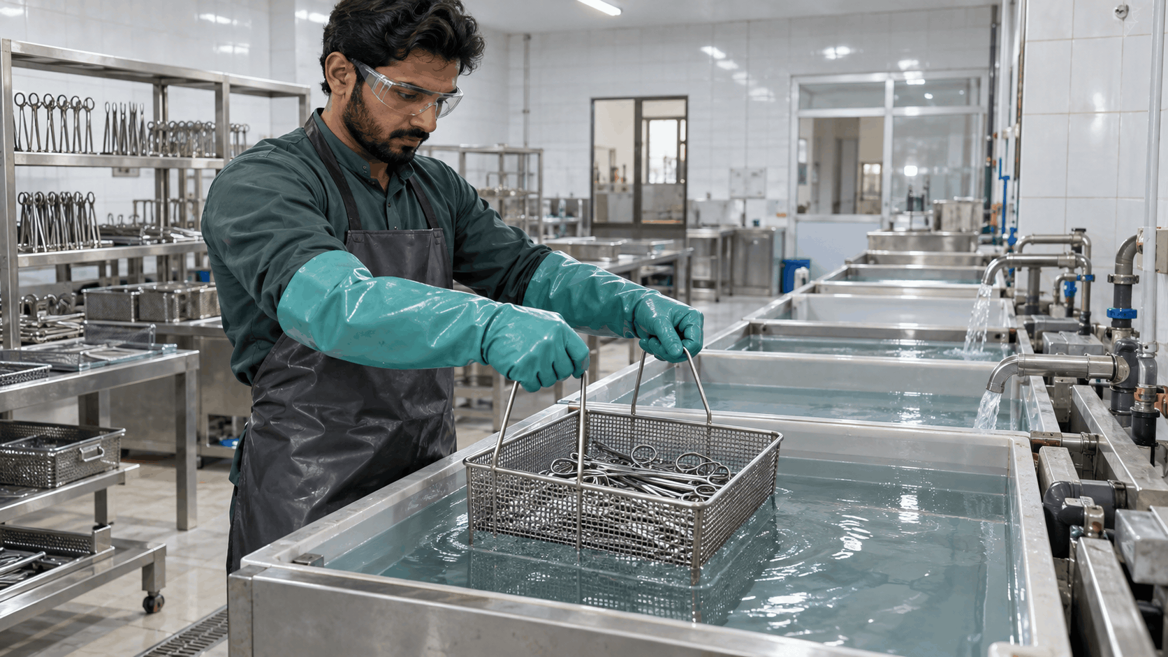 Passivation of stainless steel surgical instruments