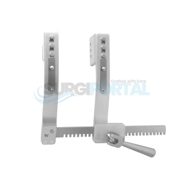 10" Burford Fino Rib Spreader with Left Curved Arms