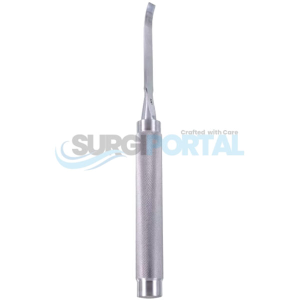 11" Cobb Osteotome – Curved, 1/4" Blade