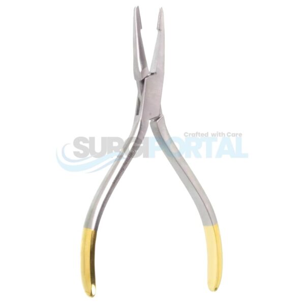 5 ½" Pin Pulling Forceps – TC, Side Groove