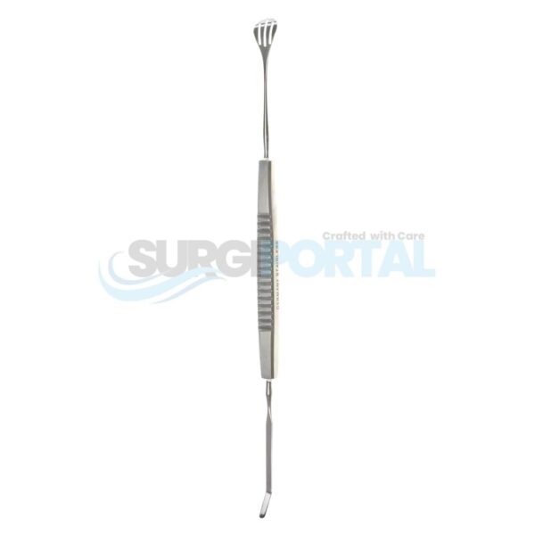 5 7/8'' Paton Spatula & Spoon 6x15mm Grooved Spoon Blade