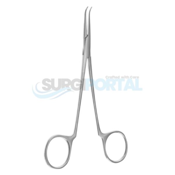 McCabe Facial Nerve Dissector, Angled 14mm Smooth Jaw, 5.5"