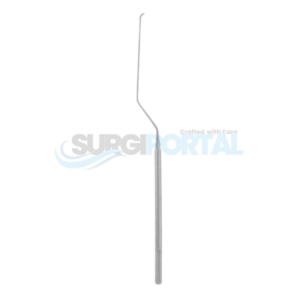 Yasargil Micro Vascular Knife – Bayonet Micro Blade Curved Down – 7 ¼″