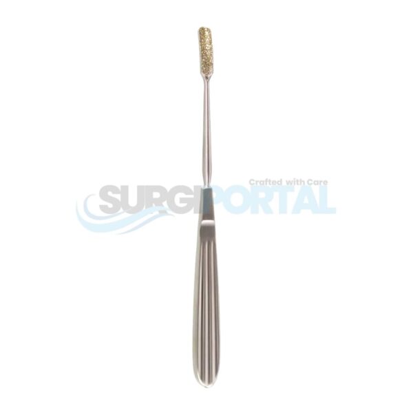 7 3/8'' Diamond Surface Rasp Concave Curved Backward