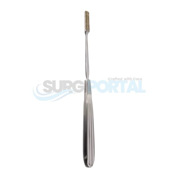 7 3/8'' Diamond Surface Rasp Concave Straight