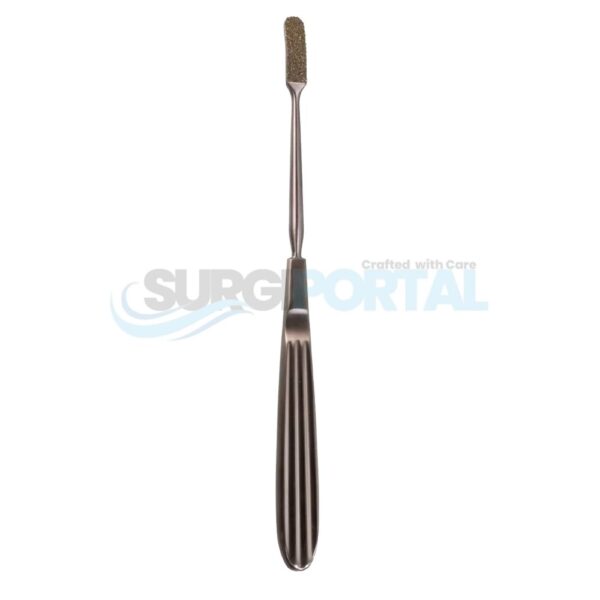 7 3/8'' Diamond Surface Rasp Flat Curved Backward