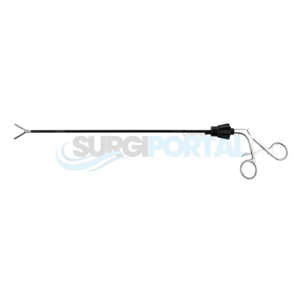 Bowel Grasper 35 cm, With Ratchet, Rota Clear