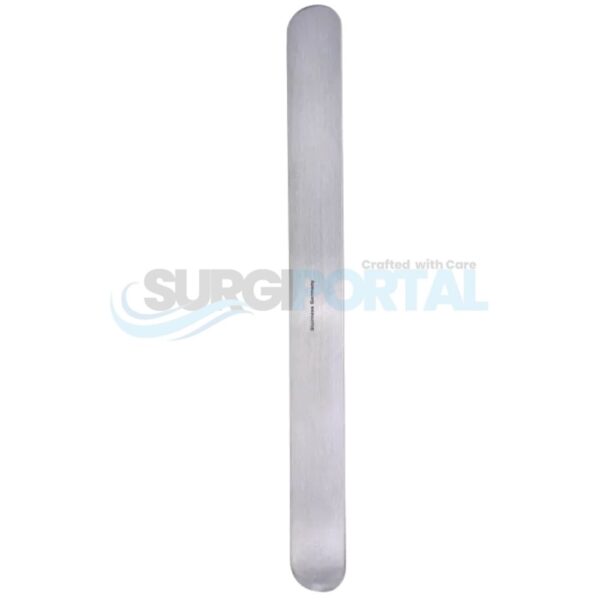 Davis Brain Spatula – Nickel Silver (7 ⅛" Wide)