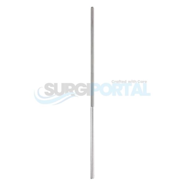 Knife Handle – Round, Knurled, 10 cm