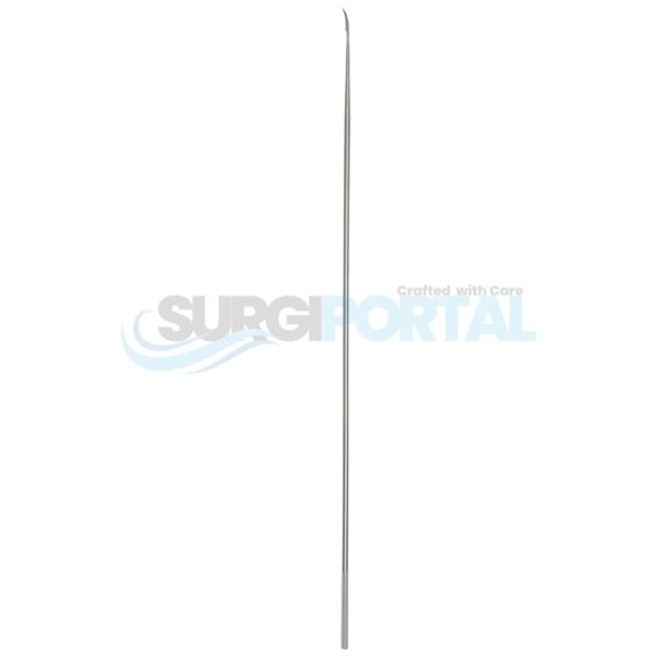 Laryngeal Knife Curved Pointed