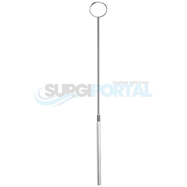 Laryngeal Mirror Size 00, Static, Octagonal Handle, 10mm Diameter