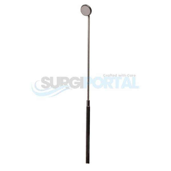 Laryngeal Mirror Size 1, Static, Octagonal Handle, 14mm Diameter